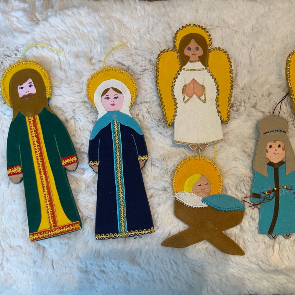 House of Hatten Nativity Ornaments - Set of 6